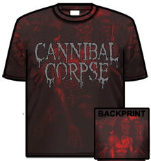 CANNIBAL CORPSE GLOBAL EVISCERATION Allover Print T-Shirt