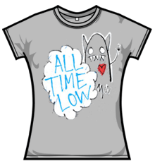 ALL TIME LOW MONSTER Skinny Fit T-Shirt