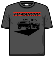 FU MANCHU MUSCLES Short Sleeve T-Shirt