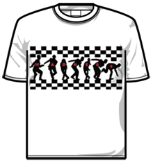 MADNESS SILHOUETTE CHEQUES Short Sleeve T-Shirt