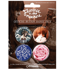 PACK OF 4 BUTTON BADGES