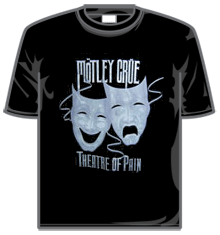 MOTLEY CRUE THEATRE SILVER Short Sleeve T-Shirt