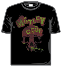 MOTLEY CRUE HOLLYWOOD Short Sleeve T-Shirt