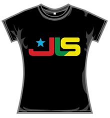 JLS LOGO MULTICOLOUR Skinny Fit T-Shirt