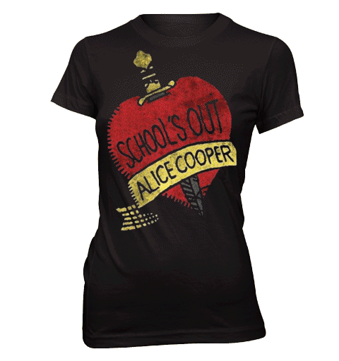 ALICE COOPER SCHOOLS OUT Skinny Fit T-Shirt