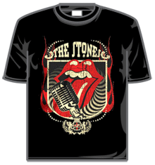 ROLLING STONES 40 LICKS MIC Short Sleeve T-Shirt