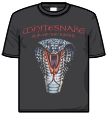 WHITESNAKE TONGUE Short Sleeve T-Shirt
