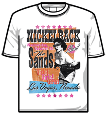 NICKELBACK VEGAS Short Sleeve T-Shirt
