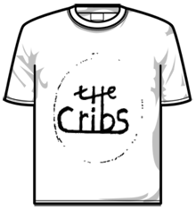 CRIBS BLACK LOGO Short Sleeve T-Shirt