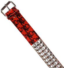 RED SKULL PYRAMID STUD