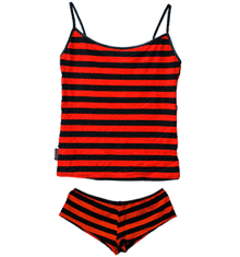 RED STRIPE HIPSTER
