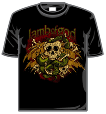 LAMB OF GOD VENOM Short Sleeve T-Shirt