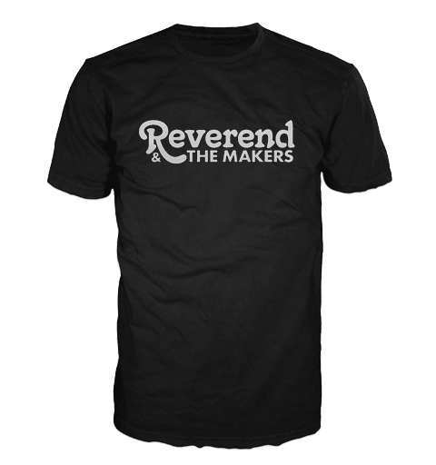 REVEREND AND THE MAKERS LOGO BLACK Short Sleeve T-Shirt