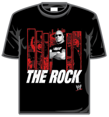WWE THE ROCK TROUBLE Short Sleeve T-Shirt