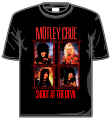 MOTLEY CRUE SHOUT WIRE Short Sleeve T-Shirt