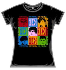 ONE DIRECTION 9 BLOCK Skinny Fit T-Shirt