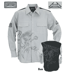 METALLICA SCARY GUY Long Sleeve Work Shirt