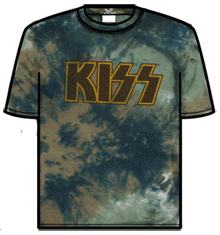 KISS KISS Tie-dye T-Shirt