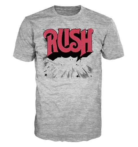 RUSH EXPLODING LOGO Short Sleeve T-Shirt