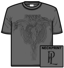 PARADISE LOST Grey Angel Short Sleeve T-Shirt