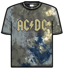 AC/DC AC/DC Tie-dye T-Shirt