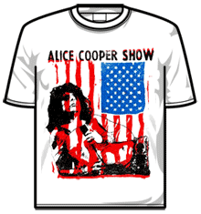 ALICE COOPER SHOW FLAG Short Sleeve T-Shirt