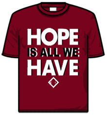 BLACKOUT HOPE IS ALL WE HAVE Short Sleeve T-Shirt