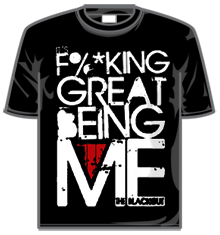 BLACKOUT GREAT BEING ME Short Sleeve T-Shirt