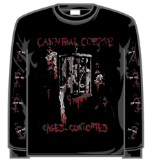 CANNIBAL CORPSE CAGED CONTORTED Long Sleeve T-Shirt
