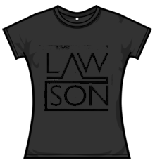 LAWSON GREY LOGO Skinny Fit T-Shirt