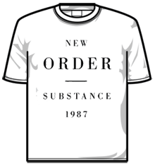 NEW ORDER SUBSTANCE 87 FITTED Fitted T-Shirt