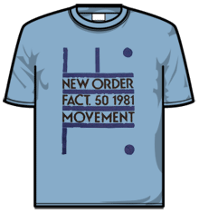 NEW ORDER MOVEMENT FACT 50 Short Sleeve T-Shirt