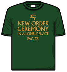 NEW ORDER IN A LONELY PLACE Short Sleeve T-Shirt
