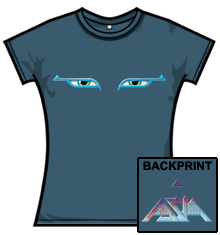 ASIA BLUE LOGO Skinny Fit T-Shirt