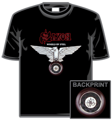 SAXON WHEELS OF STEEL Short Sleeve T-Shirt