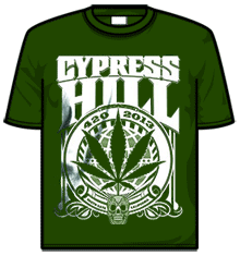CYPRESS HILL 420 2013 Short Sleeve T-Shirt