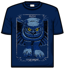RUSH FLY BY NIGHT Short Sleeve T-Shirt