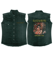 IRON MAIDEN SOMEWHERE IN SLEEVELESS WORK SHIRT