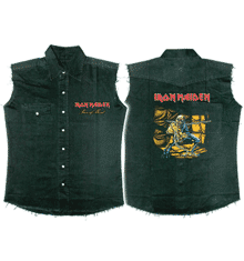 IRON MAIDEN PIECE OF MIND SLEEVELESS WORK SHIRT
