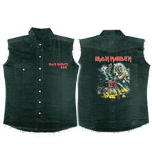 IRON MAIDEN NUMBER OF THE BEAST SLEEVELESS WORK SHIRT
