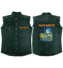 IRON MAIDEN LIVE AFTER DEATH SLEEVELESS WORK SHIRT