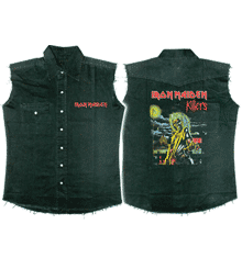 IRON MAIDEN KILLERS SLEEVELESS WORK SHIRT