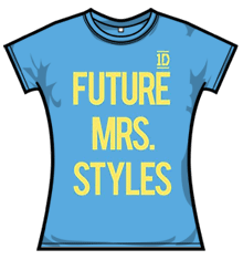 ONE DIRECTION MRS STYLES Skinny Fit T-Shirt