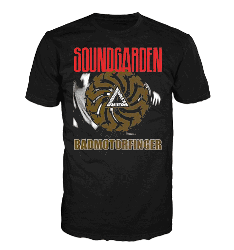 SOUNDGARDEN BADMOTORFINGER Short Sleeve T-Shirt