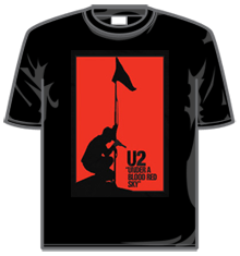 U2 RED SKY Short Sleeve T-Shirt
