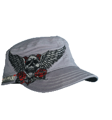 SKULL WITH WINGS