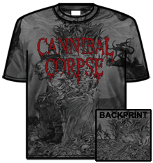 CANNIBAL CORPSE EVISCERATION Allover Print T-Shirt