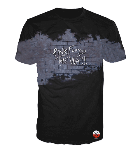 PINK FLOYD BRICK WALL DYED Tie-dye T-Shirt