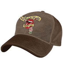 BROWN FITTED CAP