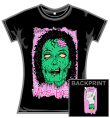 BLACKOUT WHOS BACK Skinny Fit T-Shirt